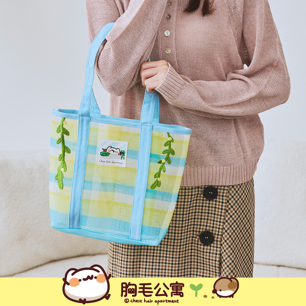 Paidal x 胸毛公寓-野生喵喵怪 花園藤蔓茄芷袋(加購品，不單獨販售)