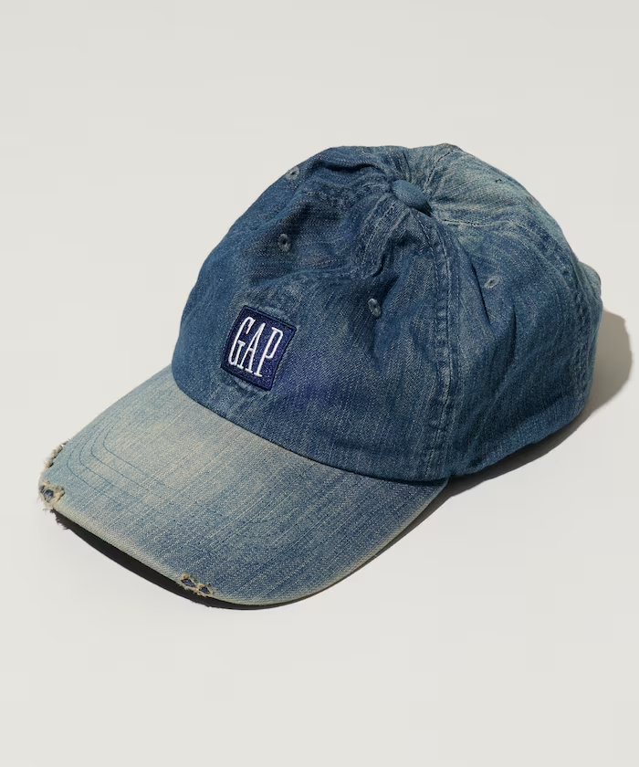 【 10/6收單 】日本限定 FREAK'S STORE × GAP聯名款 復刻90s藍標 刺繡六片棒球帽