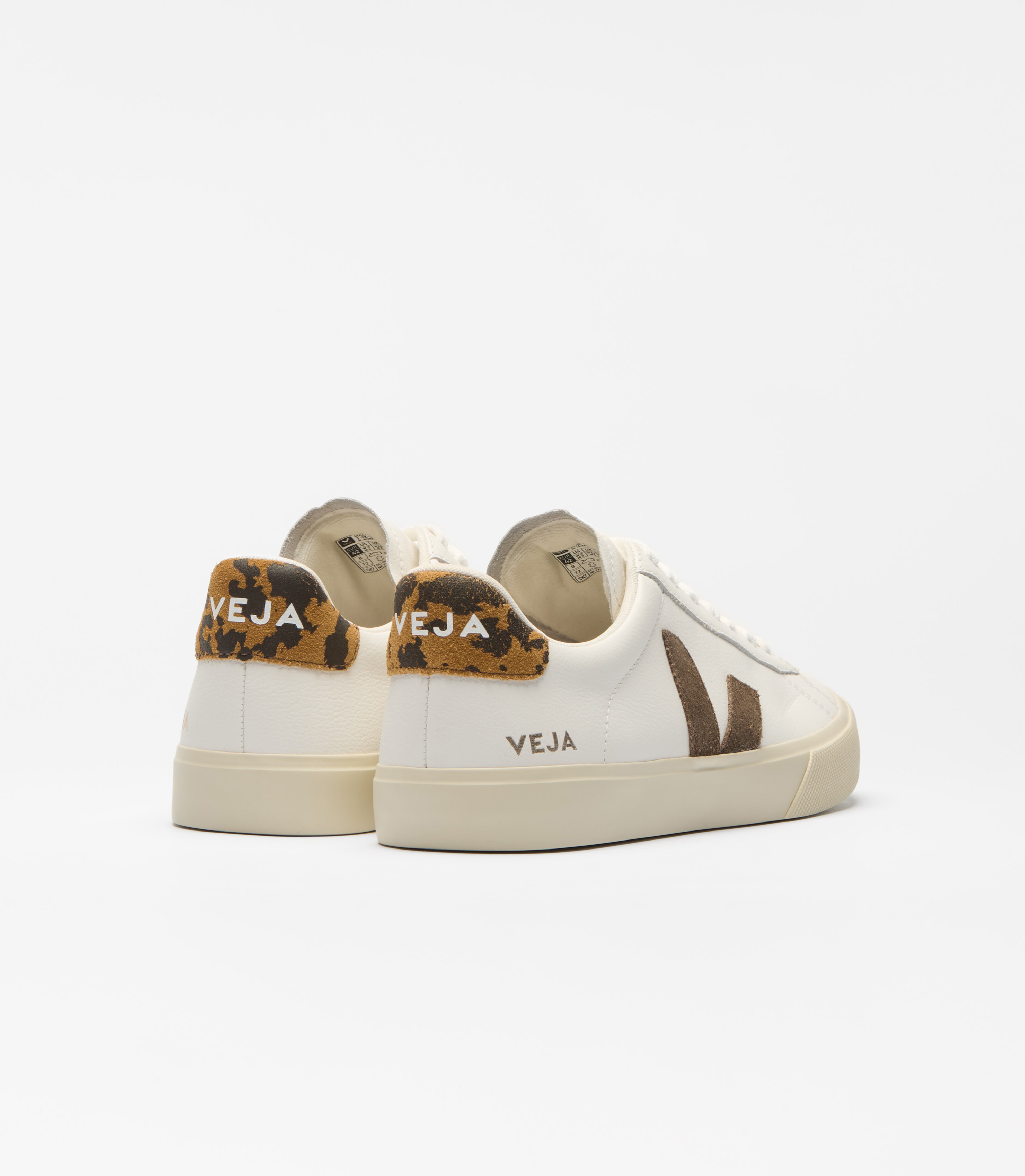 VEJA CAMPO LEATHER WHITE CAMEL WILD COUNTRY