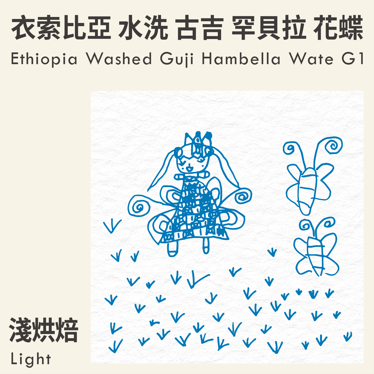衣索比亞 水洗 古吉 罕貝拉 花蝶 G1