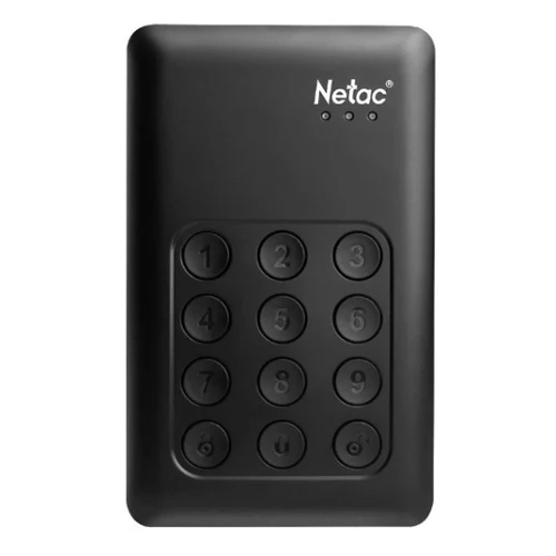 NT05K390K-002T-30BK Netac K390 2TB USB3.0 AES256 獨立鍵盤密碼外置硬碟