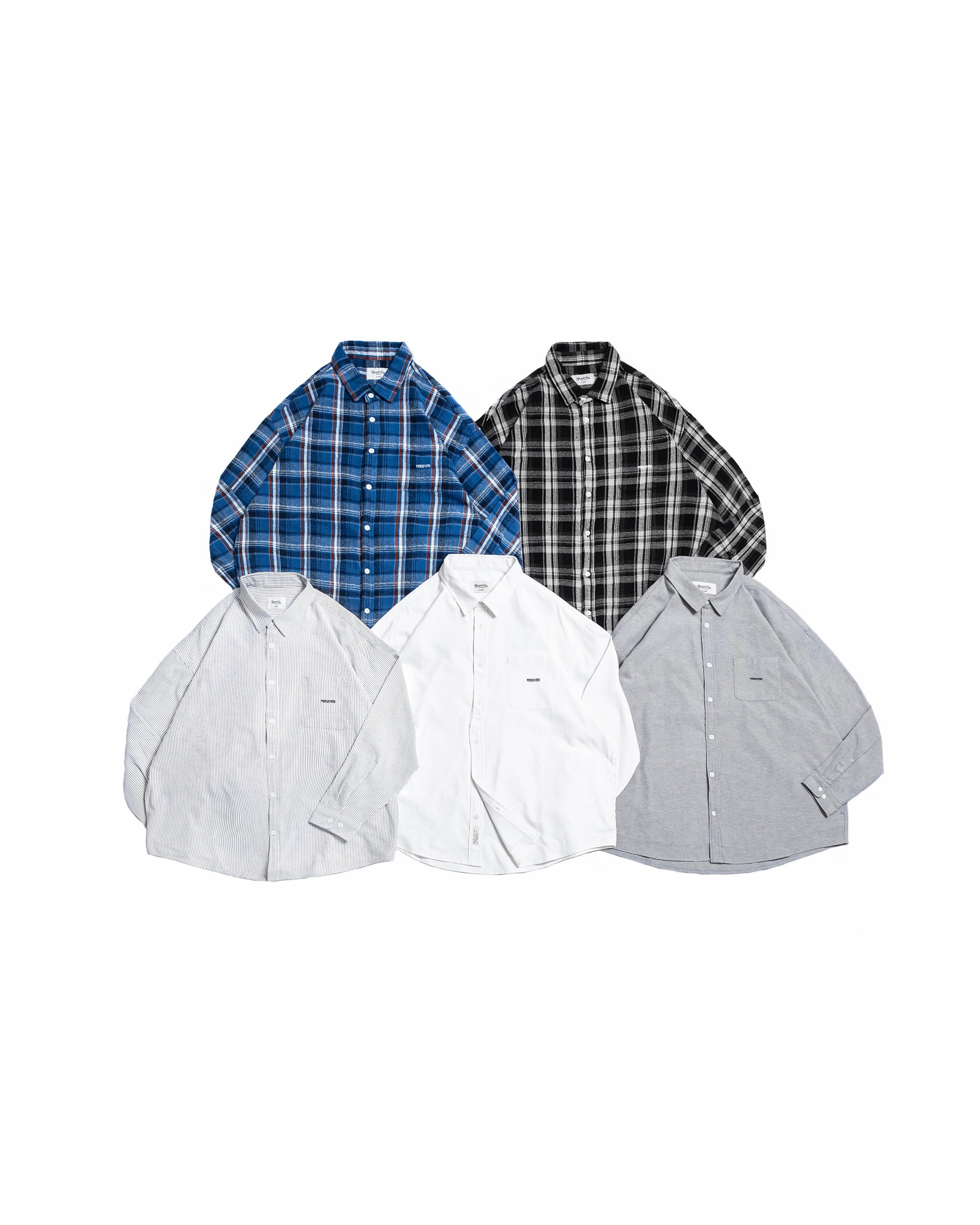 PERSEVERE LOOSE-FIT LS SHIRT 寬版長袖襯衫