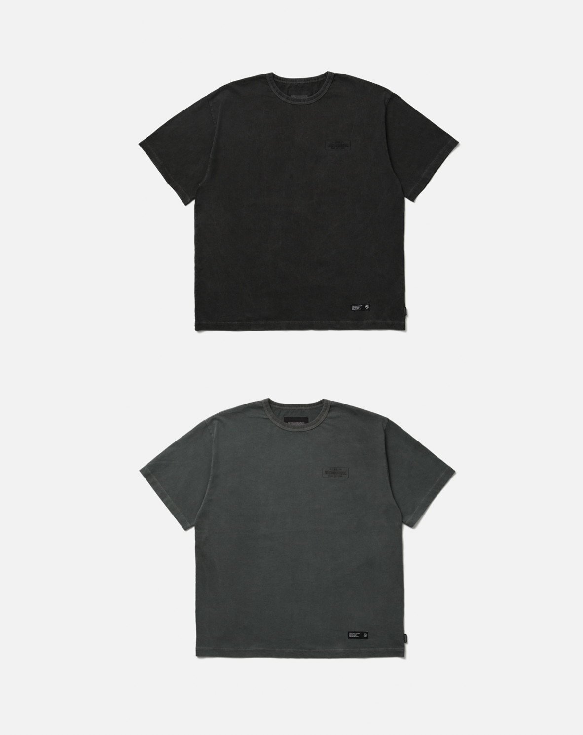 [現貨] NEIGHBORHOOD FW26 PIGMENT CREWNECK SS | BLACK / OLIVE