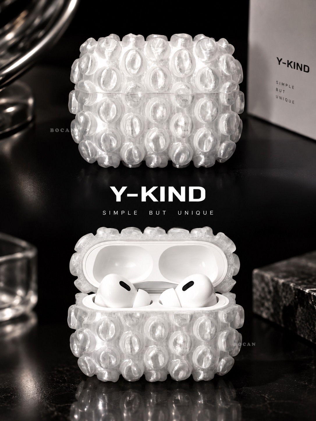 Y-KIND 原創氣泡紙 AIRPODS 蘋果耳機殼