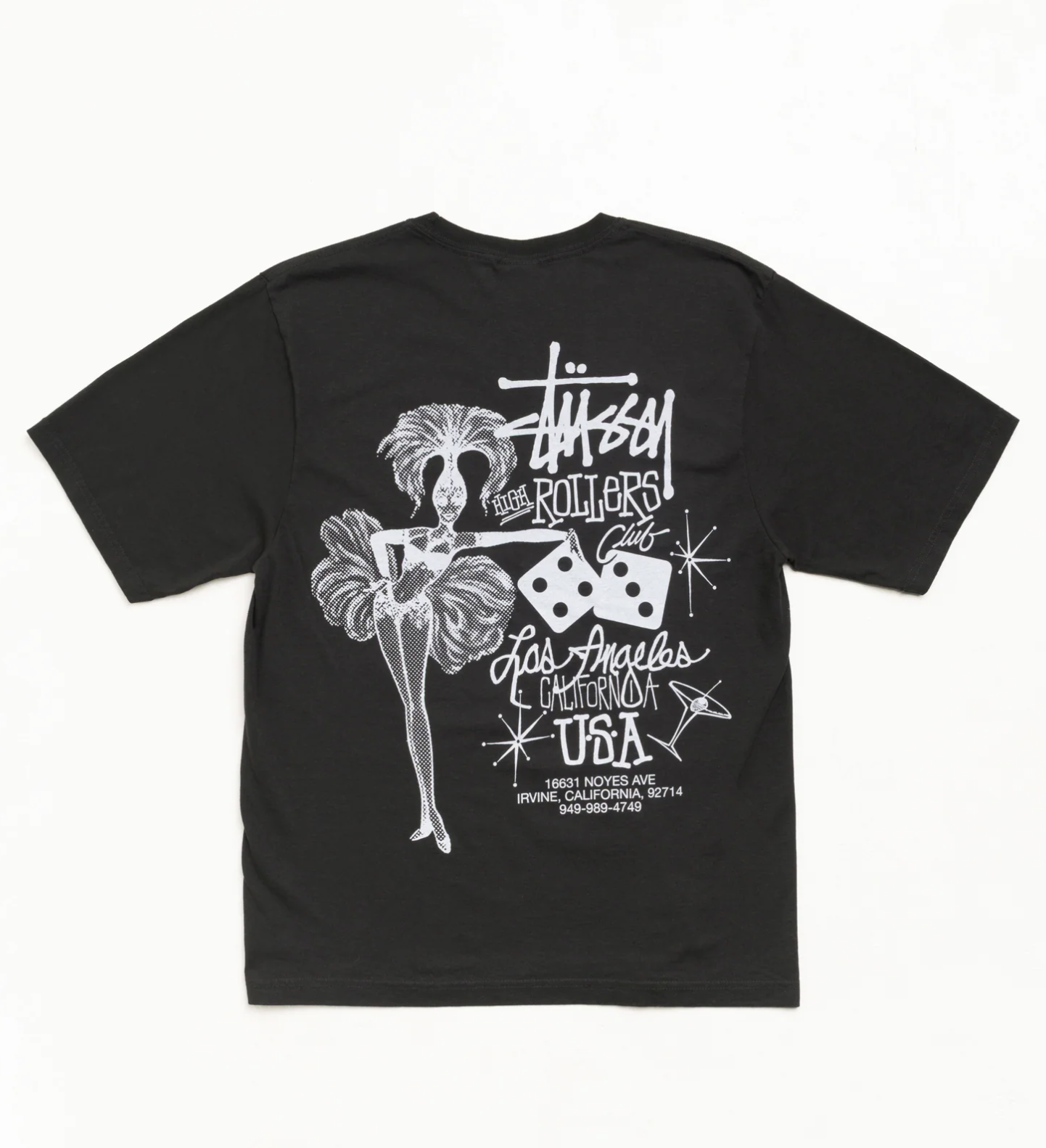 [現貨] STUSSY FW26 HIGH ROLLERS TEE | BLACK