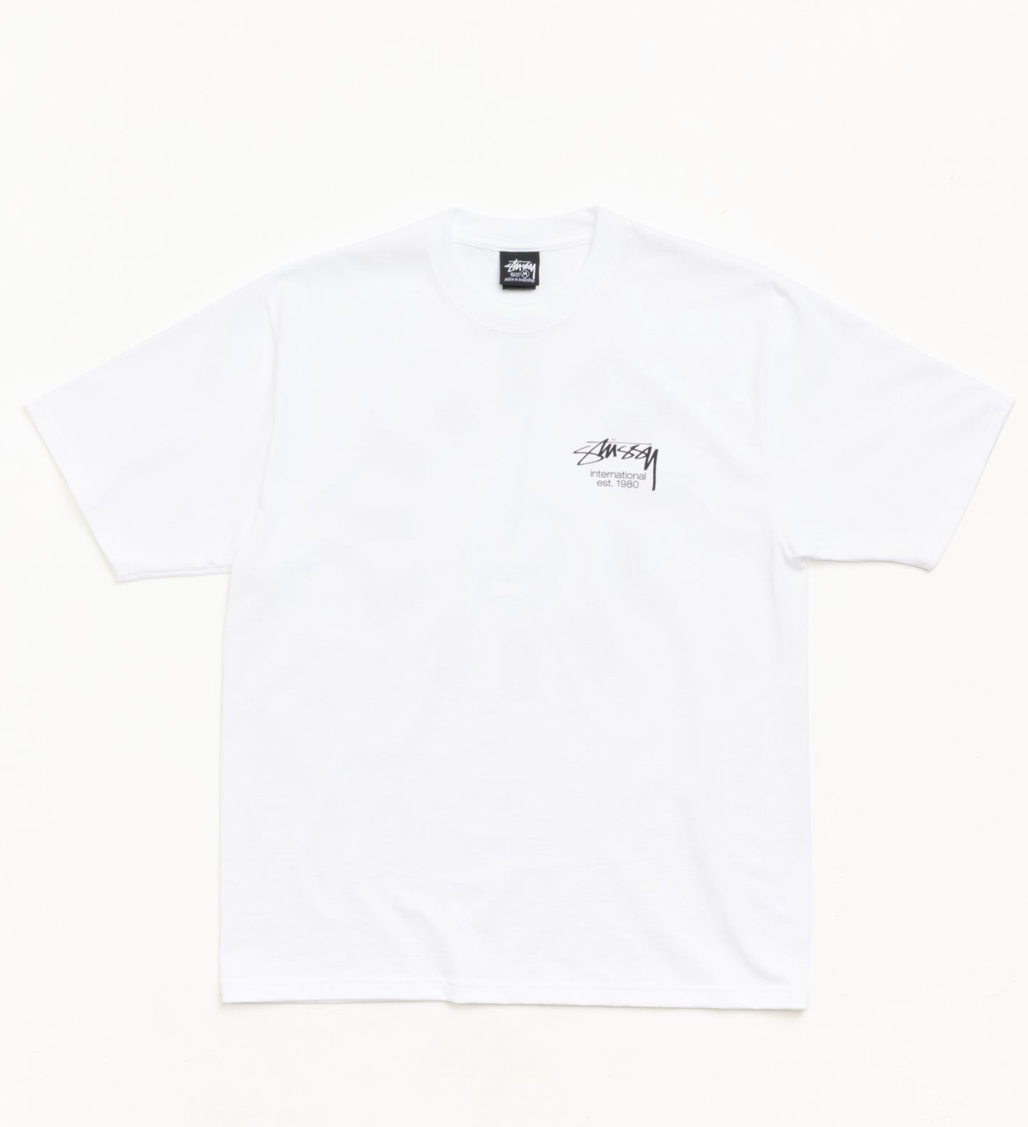 [Instock] STUSSY FW26 DICE CLOCK TEE | WHITE
