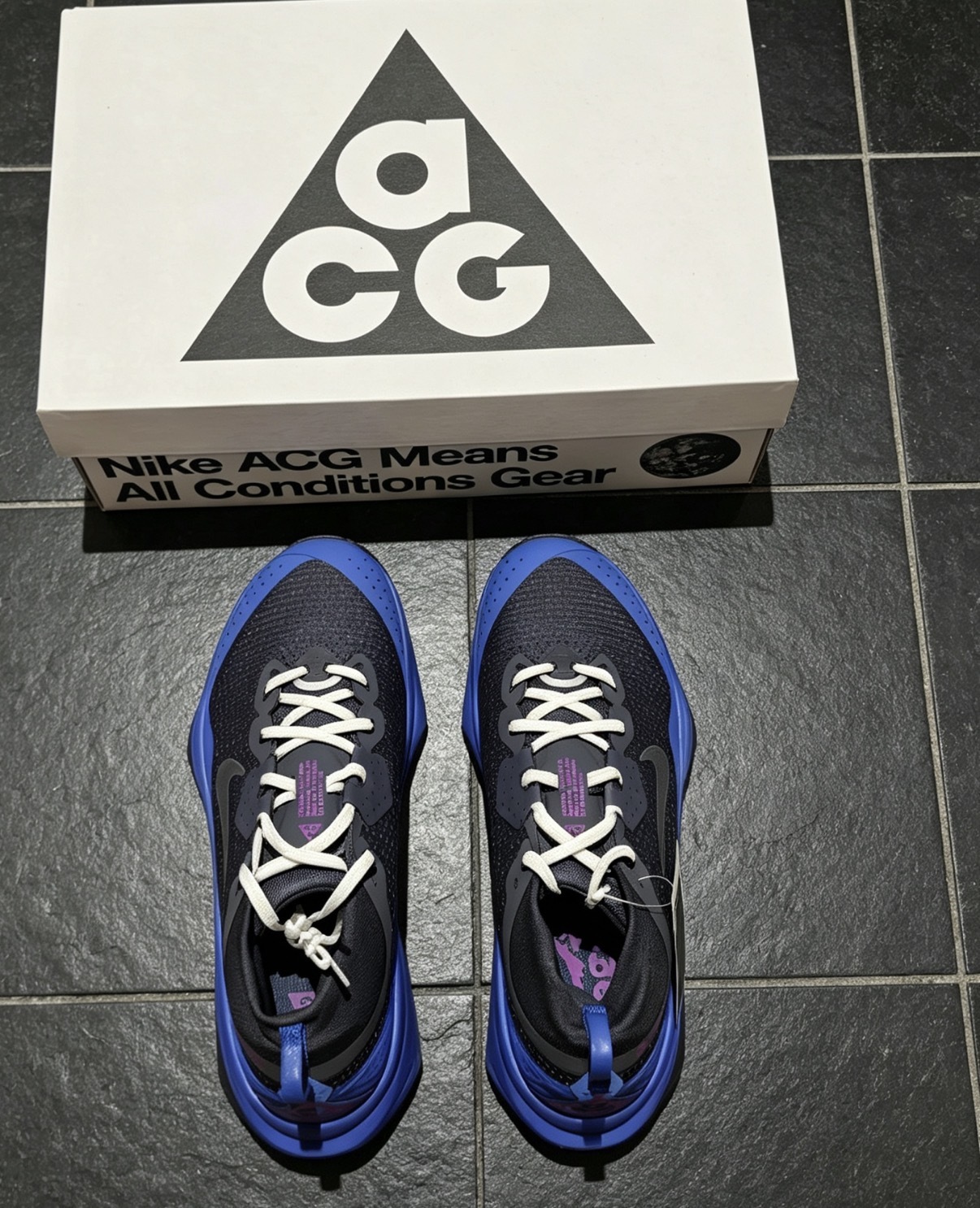 男鞋 NIKE ACG ZEGAMA TRAIL GTX 黑藍 GORE-TEX 防水 機能 緩震 越野 跑鞋 戶外鞋 運動鞋【IO7932-004】