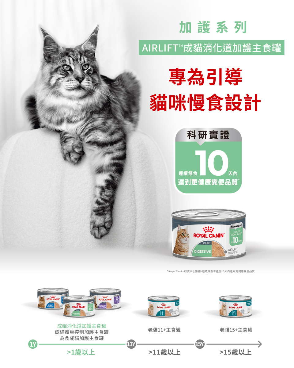 法國皇家 AIRLIFT  成貓消化道加護主食罐 85G