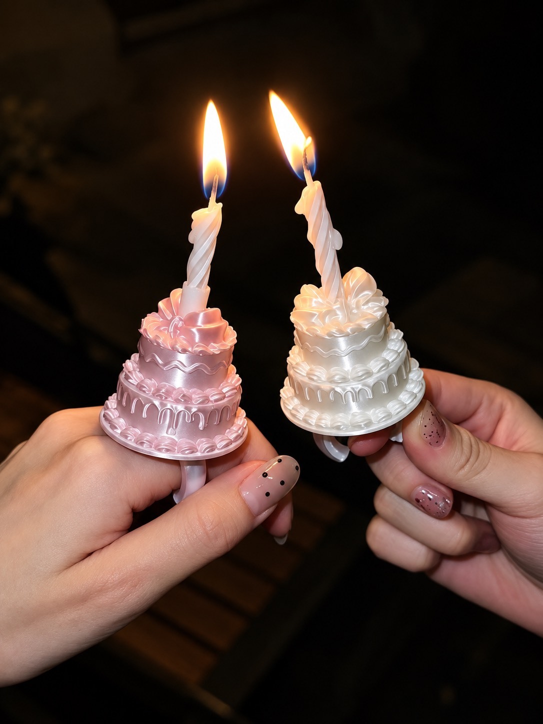 哇！好夢幻的絲綢蛋糕戒指🎂 開口環3D列印