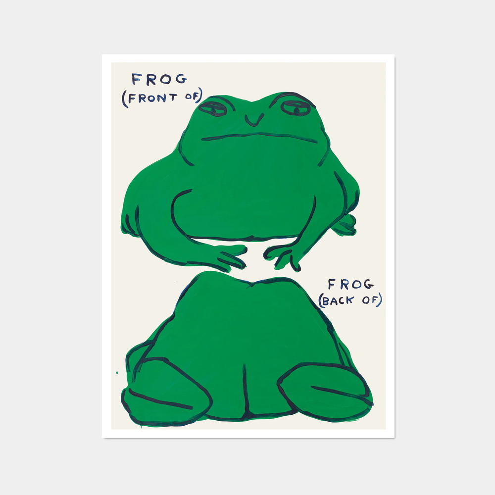 (預購11/5)Frog Front Of, Frog Back Of 藝術海報