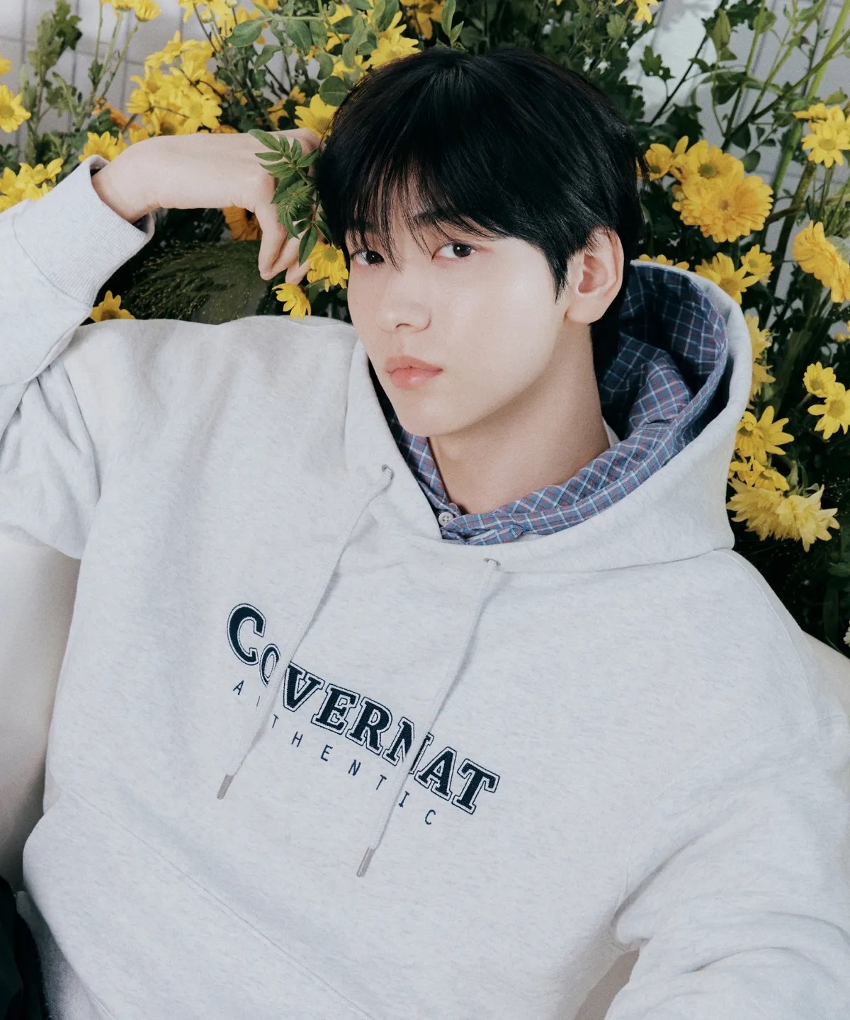 【隨時截單！限時優惠預訂】崔秀彬同款！韓國COVERNAT CENTER LOGO HOODIE（5色）