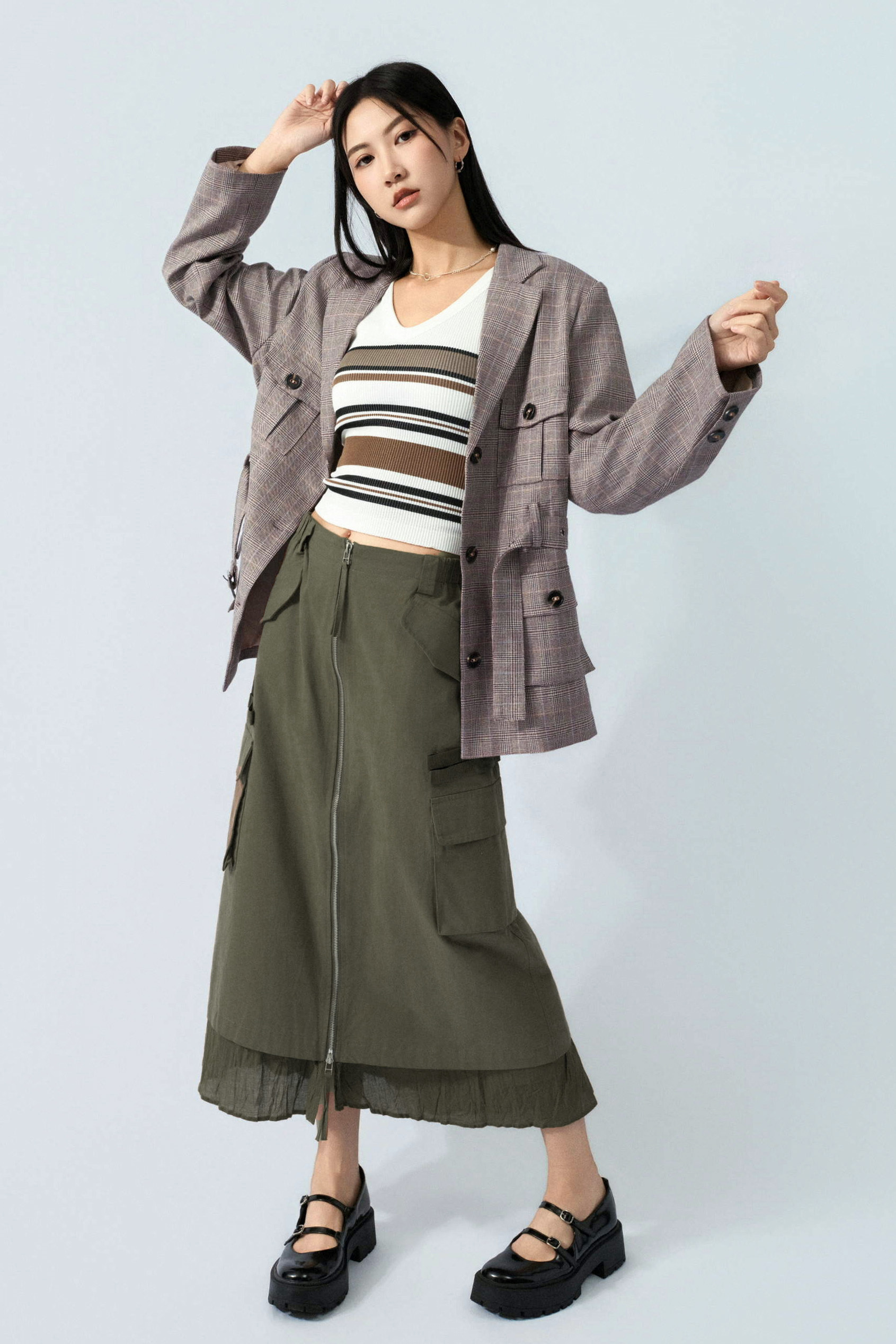 FW26_0052（外套＋背心＋半截裙）