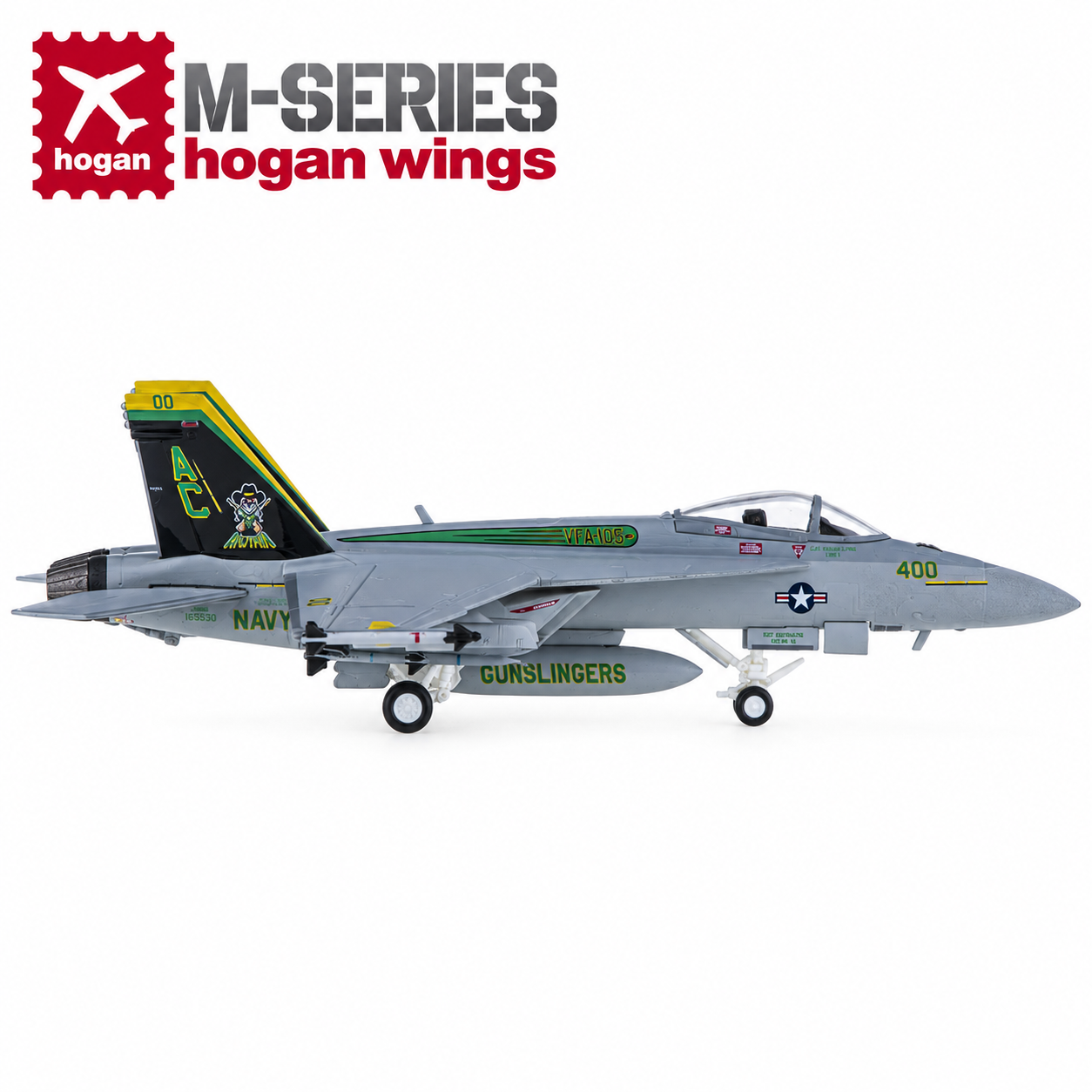 Hogan M-Series 1/200  美國海軍 F/A-18E 第3艦載105中隊 AC400 高視