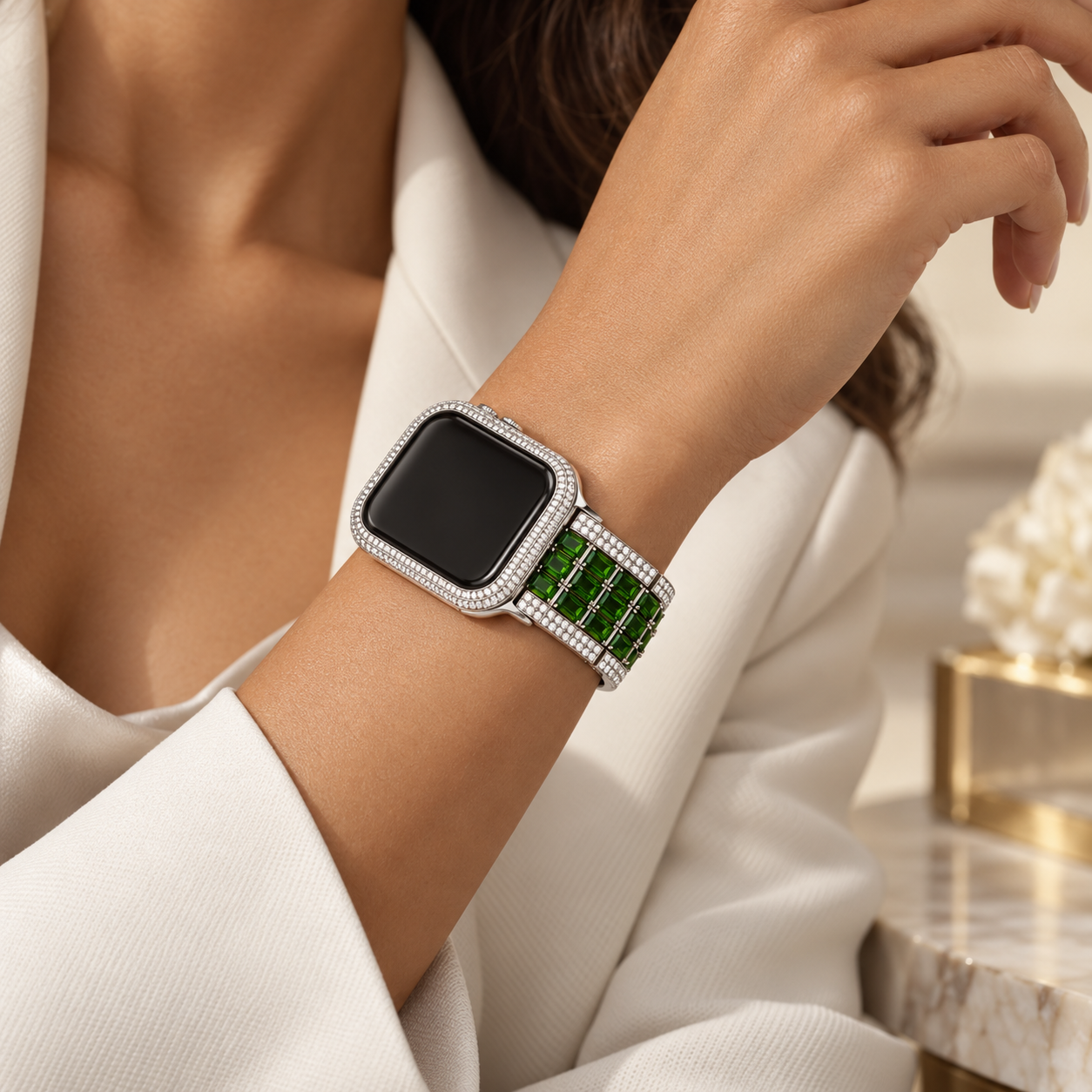 綠境星河｜Apple Watch金屬錶帶套裝｜G852-7