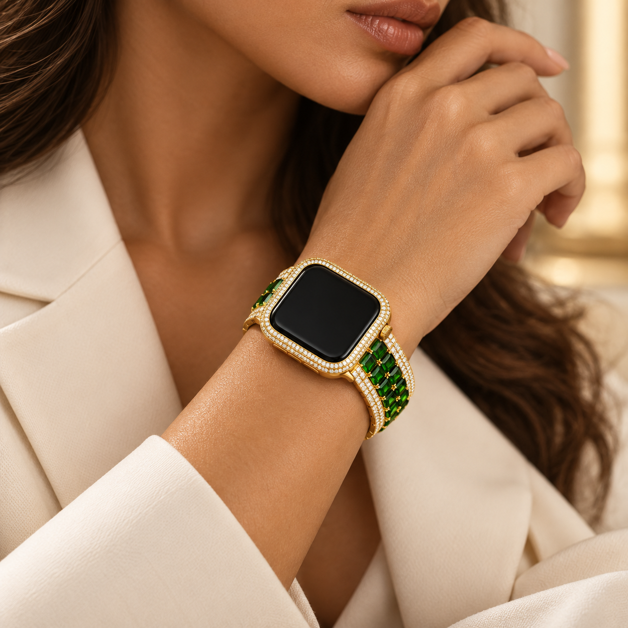 綠境星河｜Apple Watch金屬錶帶套裝｜G852-7