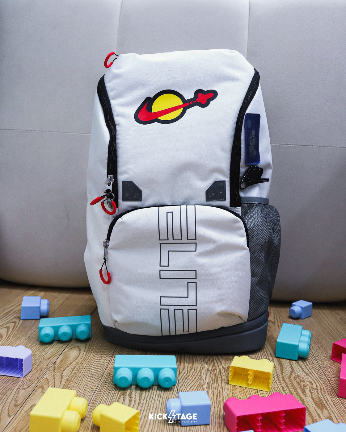 [少量現貨+預定] LEGO x NIKE HOOPS ELITE BACKPACK 32L 白色 樂高聯名 氣墊背帶 多夾層 大容量 雙肩包 後背包【IQ8237-133】UTIBG