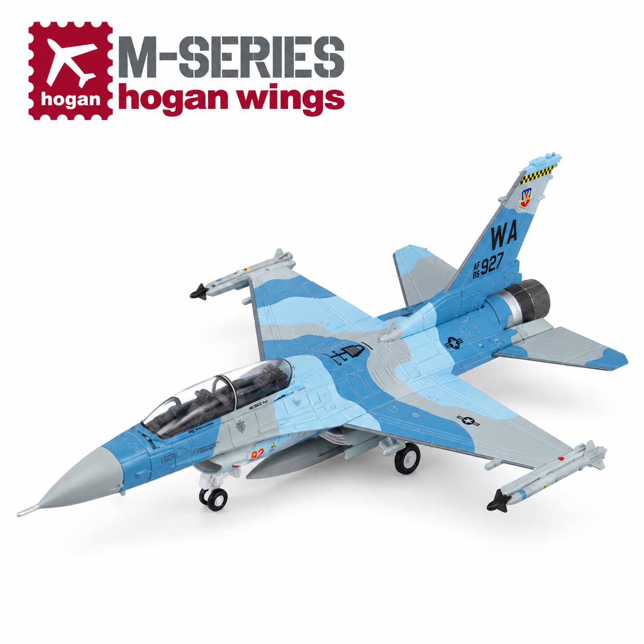 Hogan M-Series 1/200 美國空軍 F-16D 奈利 斯 機號WA927 側衛塗裝