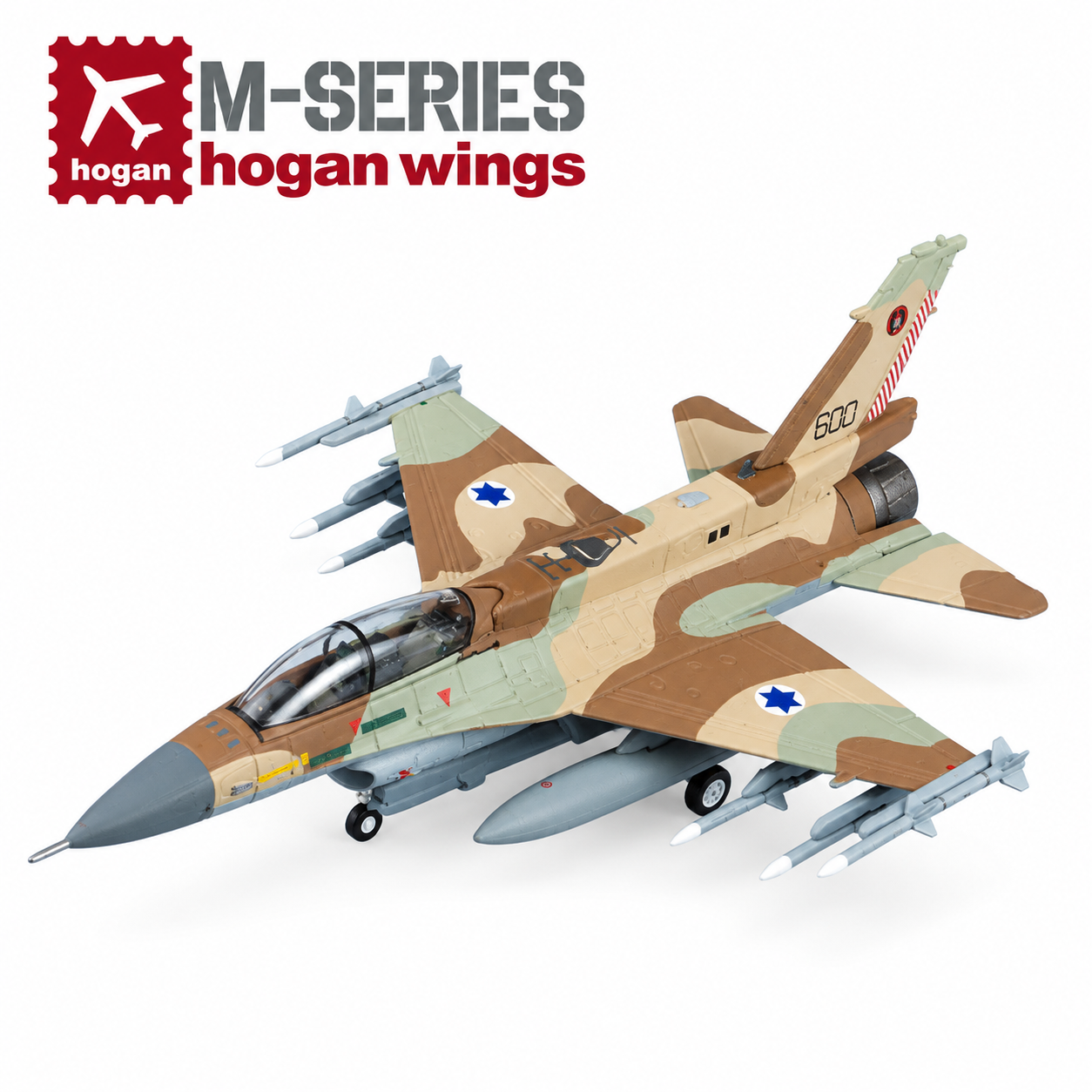 Hogan M-Series 1/200  以色列空軍 F-16D 第101中隊 駭佐基地 機號603