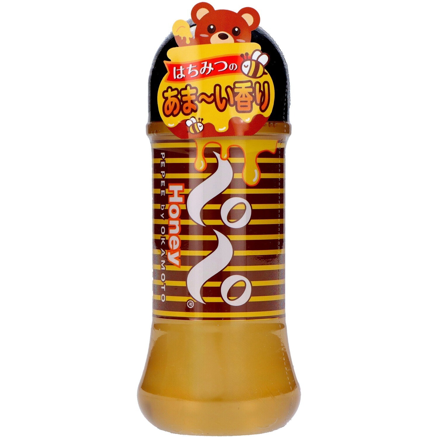 【岡本 OKAMOTO × PEPEE】蜂蜜絲滑水性潤滑液 200ml （香氛潤澤/溫和水洗/持久滑順/日本原裝）