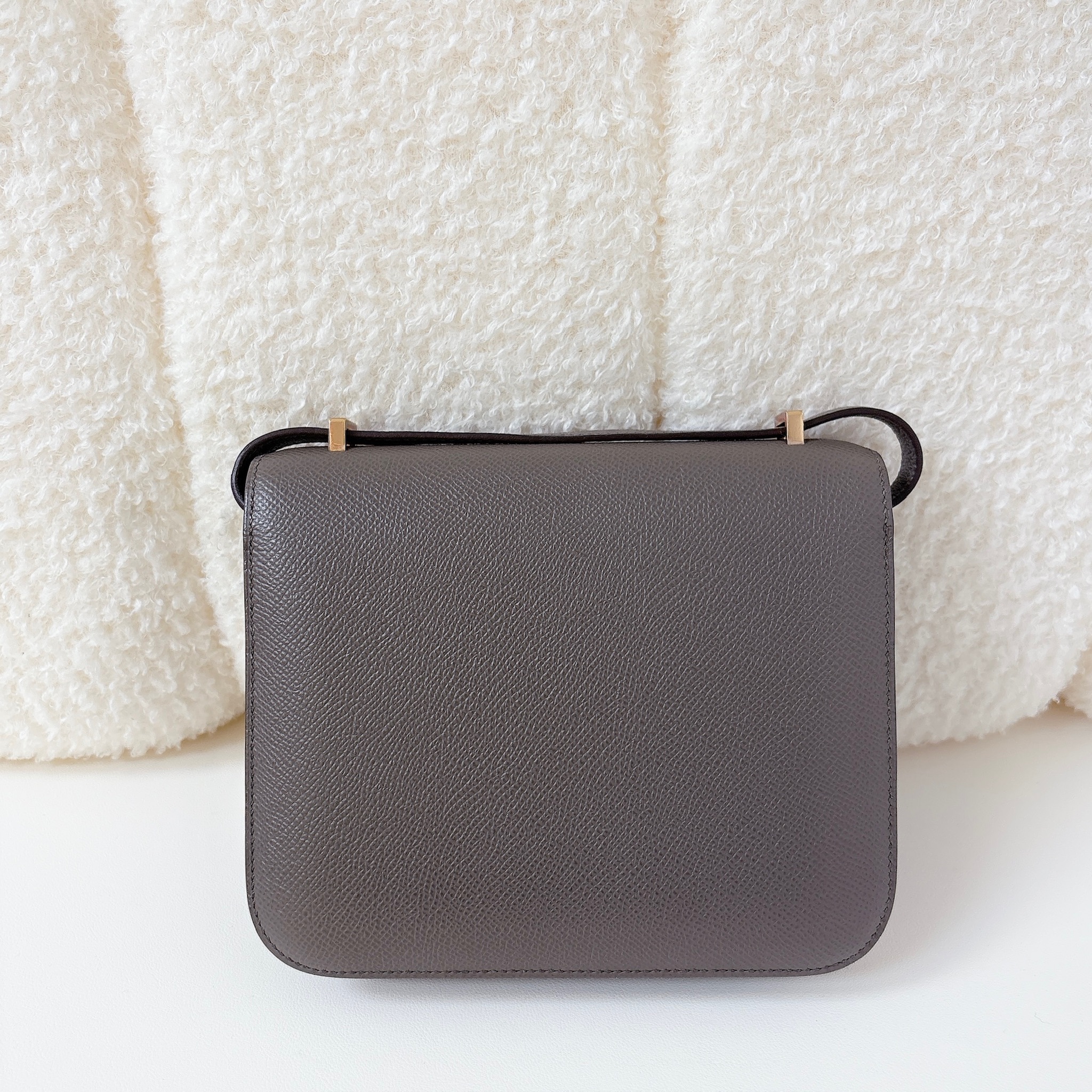 Hermes Mini Constance 19 - Gris Étain / GHW