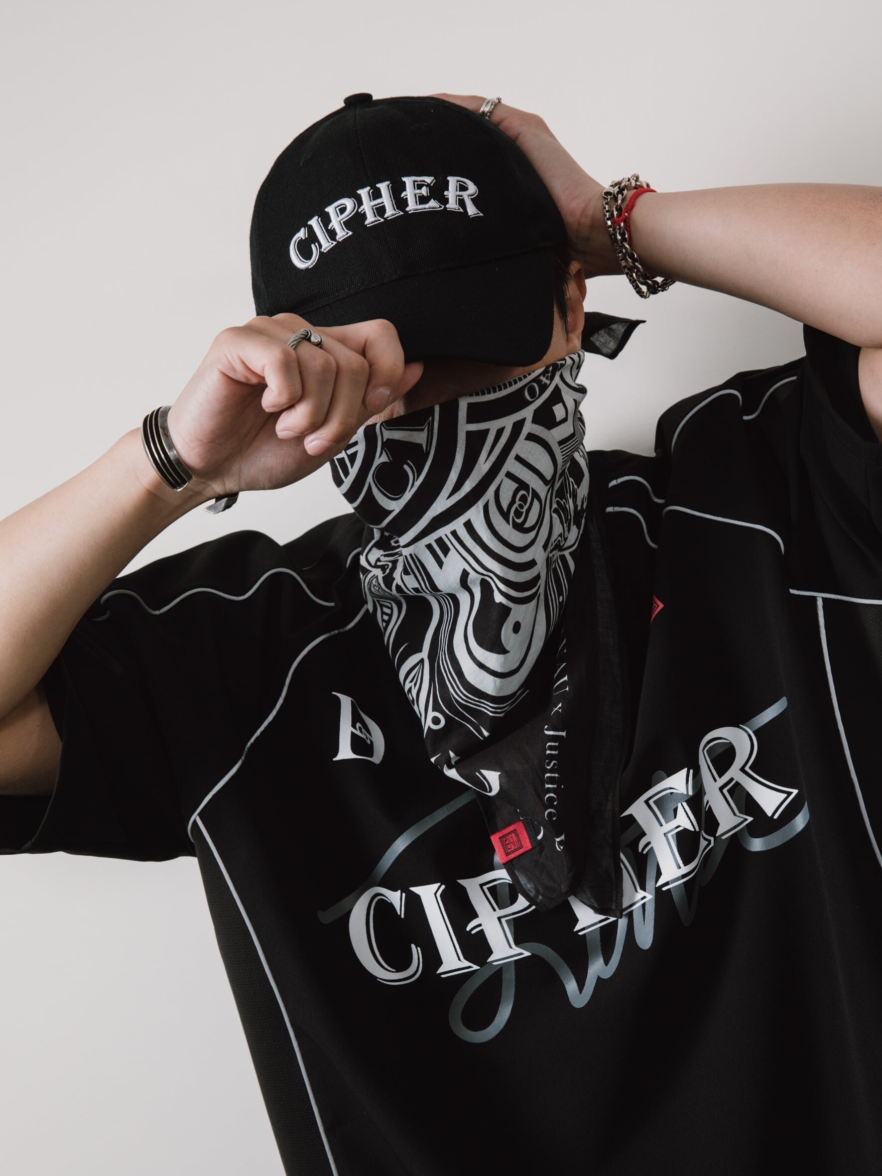 JIN CIPHER 電繡棒球帽