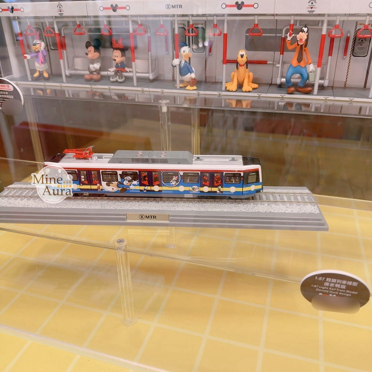 香港代購 ❘ 港鐵 x 迪士尼 1:87 Mickey and Friends Journey with Me 輕鐵列車模型 唐老鴨 Donald 收藏 擺飾品