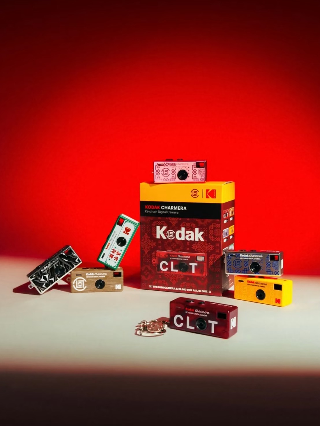 陳冠希 CLOT X KODAK CHARMERA 柯達鑰匙圈 數位 相機盲盒系列