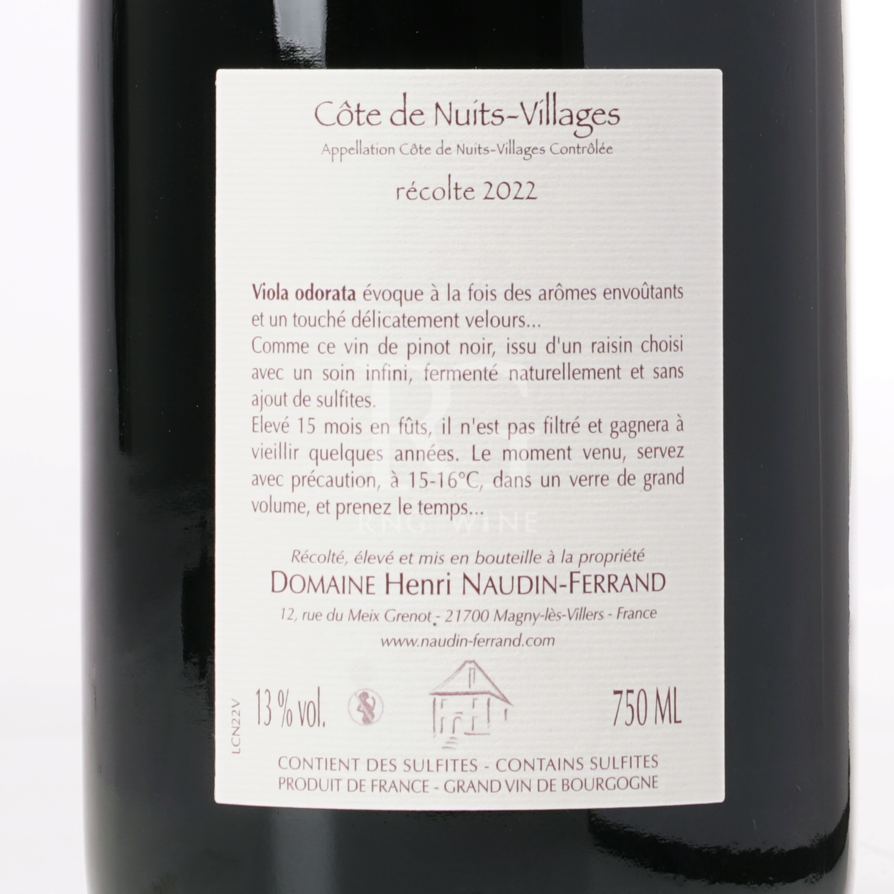 Naudin Ferrand Cote de Nuits Villages Viola Odorata 2022