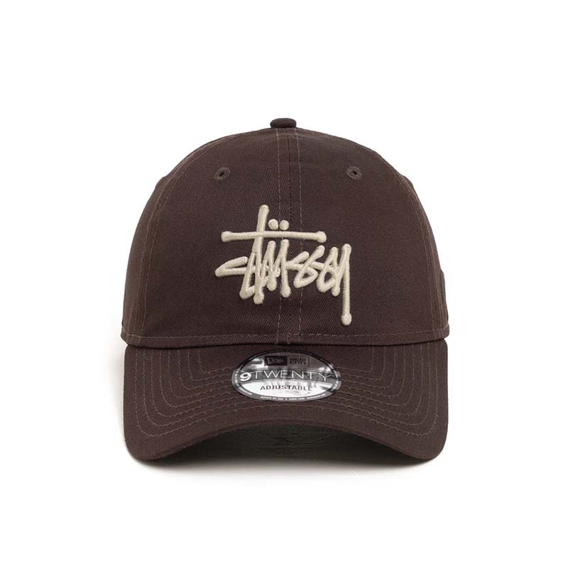 Stussy New Era 9twenty Basic Strapback 棒球帽 帽子 咖啡色 1311107-BN [台灣現貨]