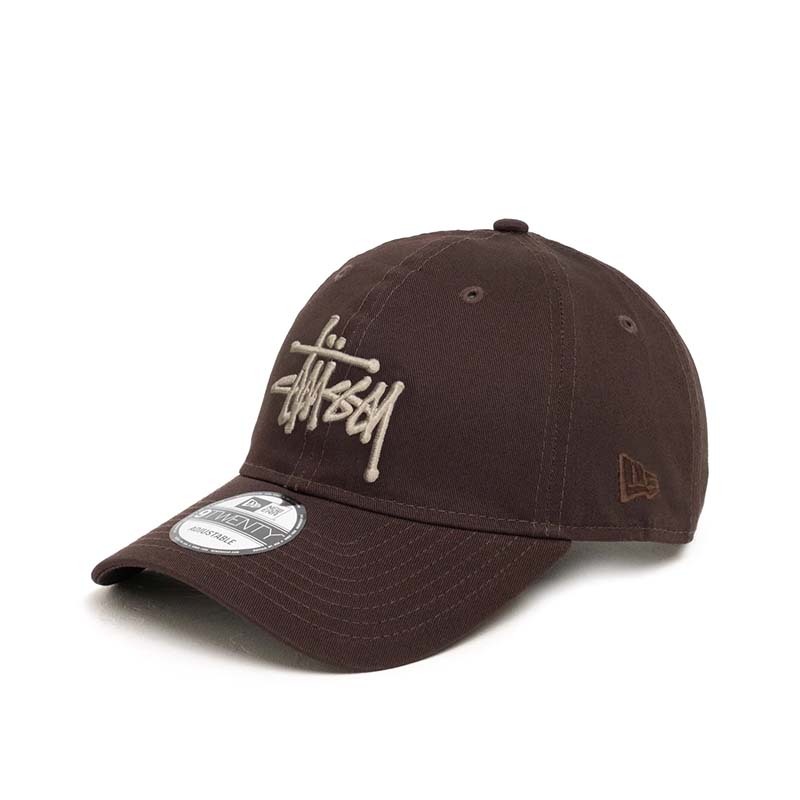 Stussy New Era 9twenty Basic Strapback 棒球帽 帽子 咖啡色 1311107-BN [台灣現貨]