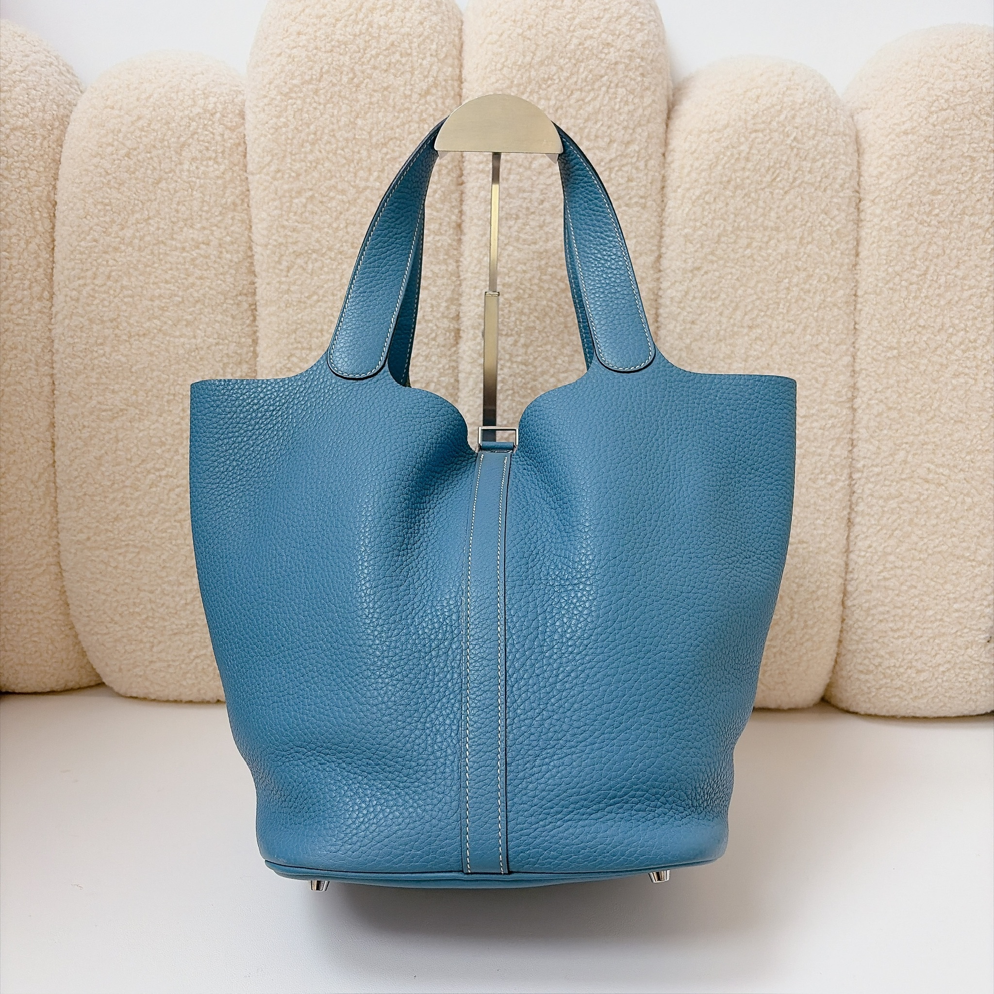 Hermes Picotin Lock 26 - Blue Jean / SHW