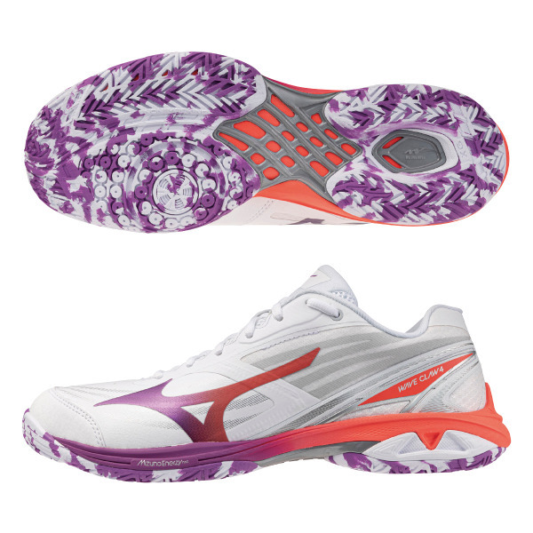 MIZUNO WAVE CLAW 4  白紫色 羽毛球鞋/劍擊鞋