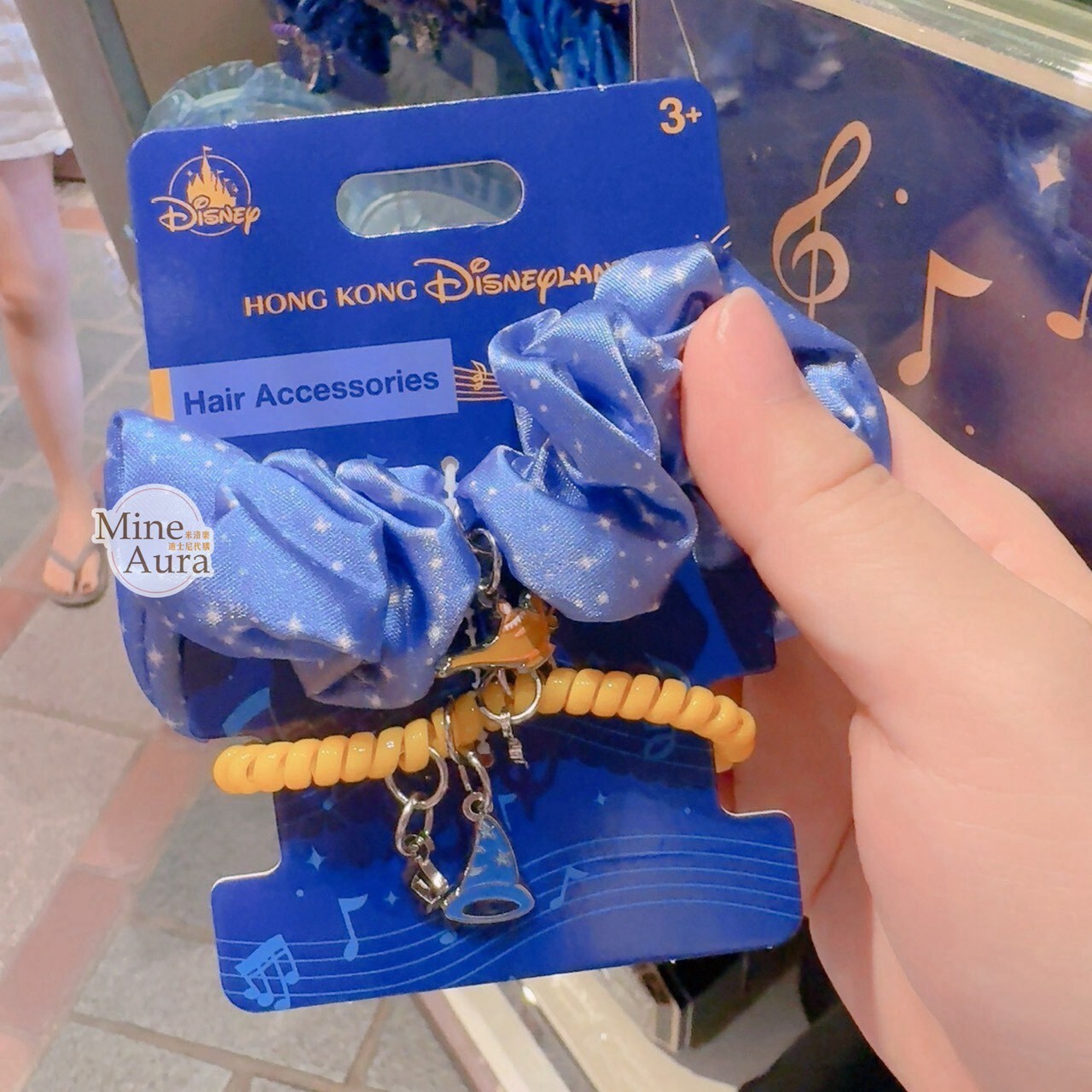 米奇幻想曲系列 阿拉丁 Aladdin 神燈 髮束 大腸圈 髮飾 -香港迪士尼樂園