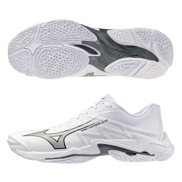 MIZUNO WAVE LIGHTNING ELITE 26FW 排球鞋 白色