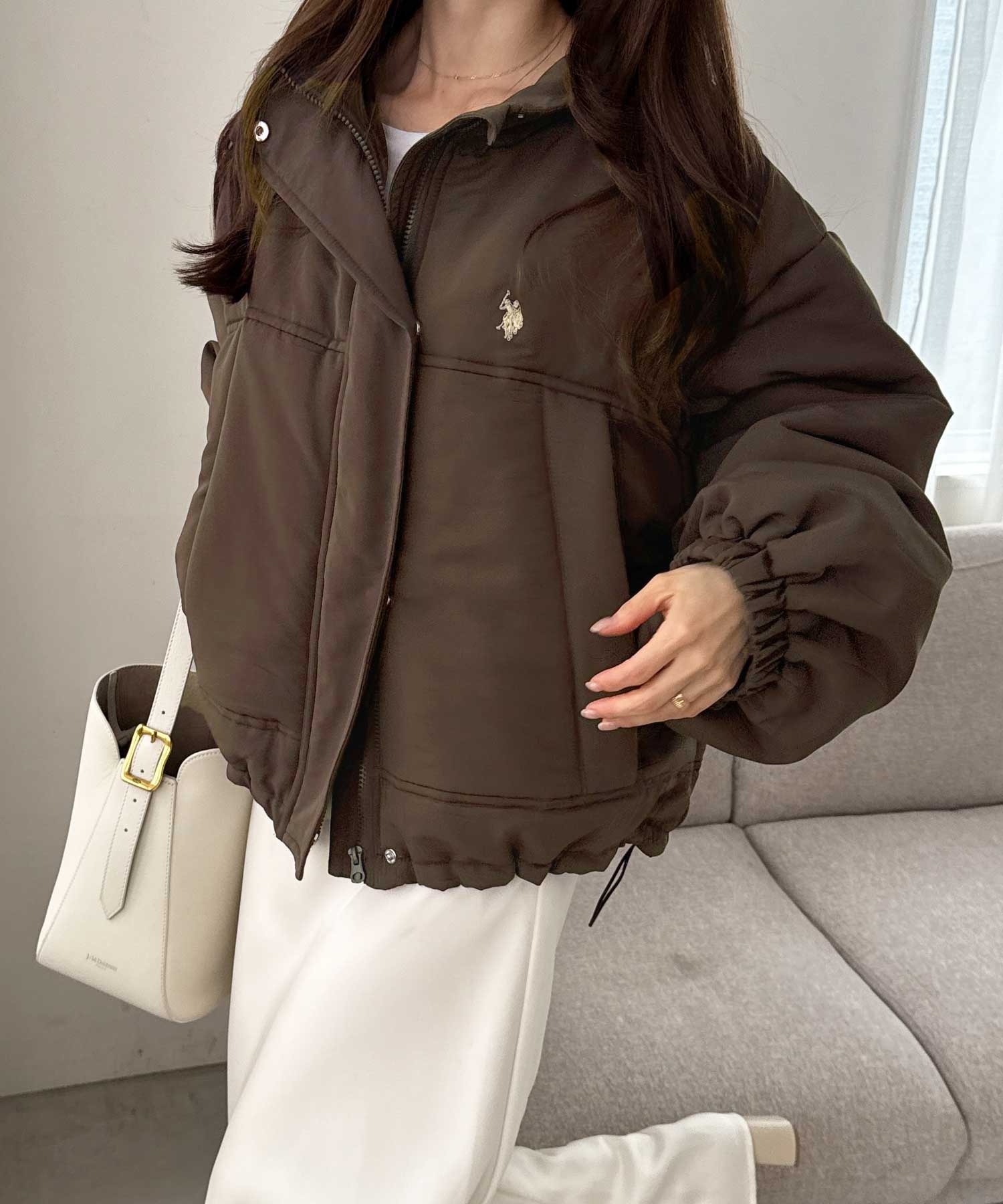 🇯🇵 GeeRA X U.S. POLO ASSN. 立領外套 拉鍊外套 內鋪棉 秋冬 保暖 / 預購