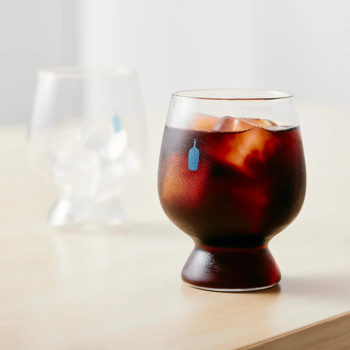 【 10/6收單 】日本代購 Blue Bottle × MOHEIM 聯名手工耐熱高腳玻璃杯 355ml