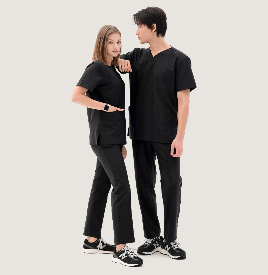 260603 EASYLIGHT 男女通用鬆緊長褲 曜石黑