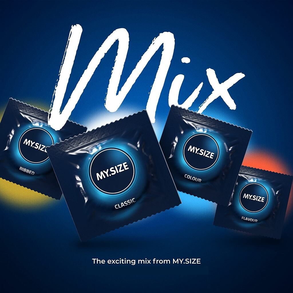 My Size Mixed 雜錦大碼 60mm 10片裝 純素低敏乳膠安全套