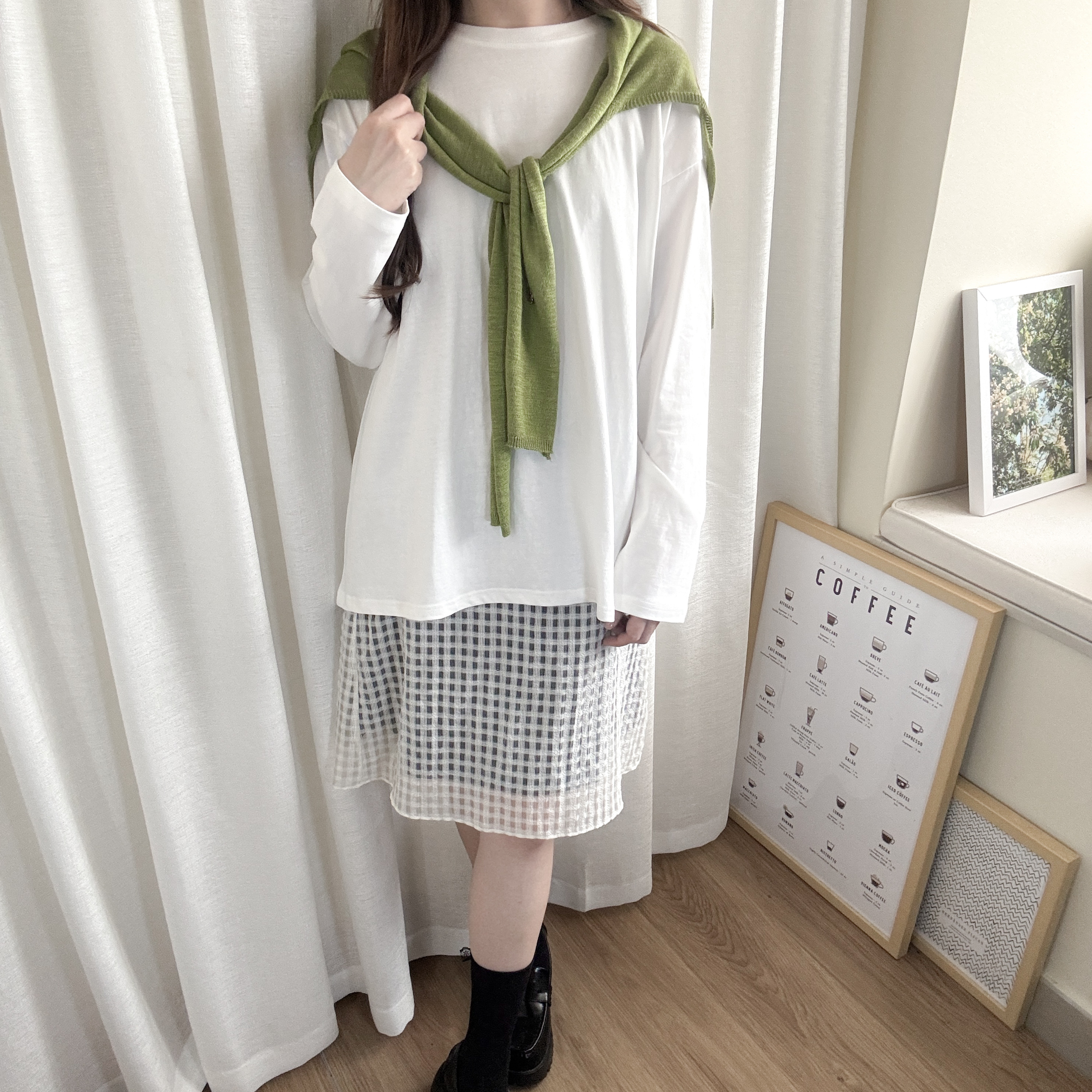 Oversize棉tee