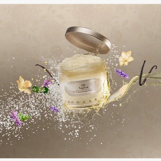 Sabo Body Scrub Patchouli Lavender Vanilla 320g