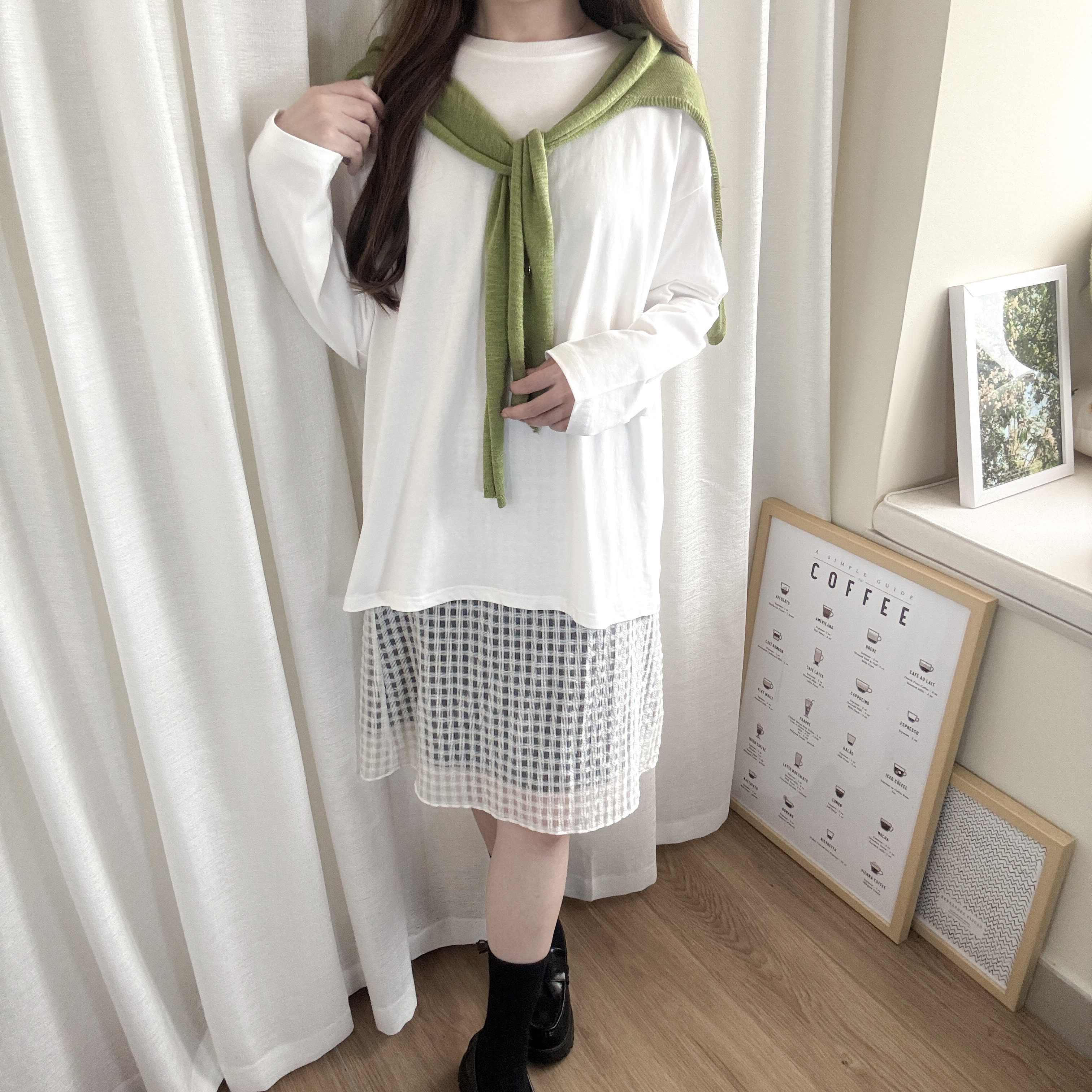 Oversize棉tee