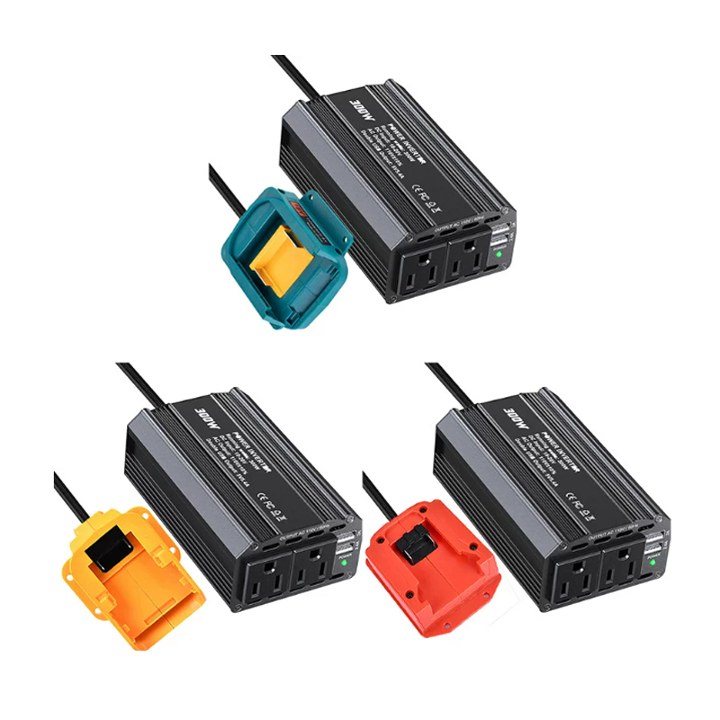 宇慶ASAHI附發票｜300W電源逆變器｜DC20V轉AC110V 適用牧田/德偉/米沃奇 逆變器