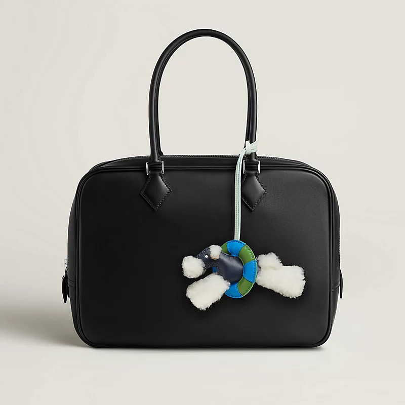 HERMES Budy « A la Mer » charm ColorÉcru / Nuit / Peppermint / Bleu Hydra / Vert Yucca
