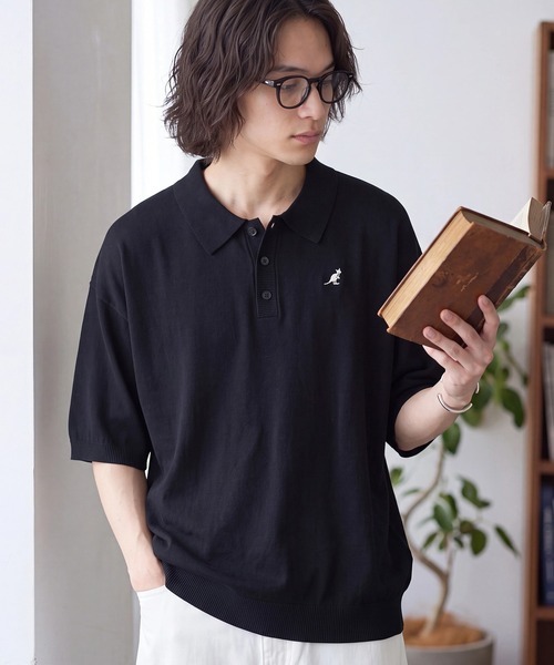 日本 KANGOL x CORPUS TOKYO Knit Polo [GR26EF050G]