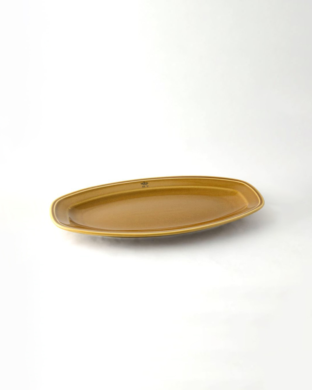 Whole 30cm Long Plate caramel｜studio m'
