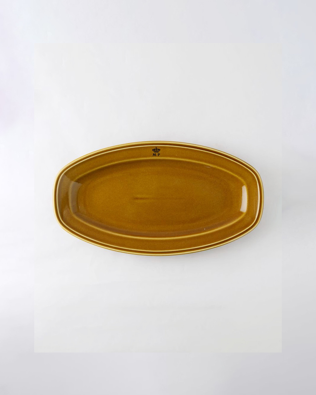 Whole 30cm Long Plate caramel｜studio m'