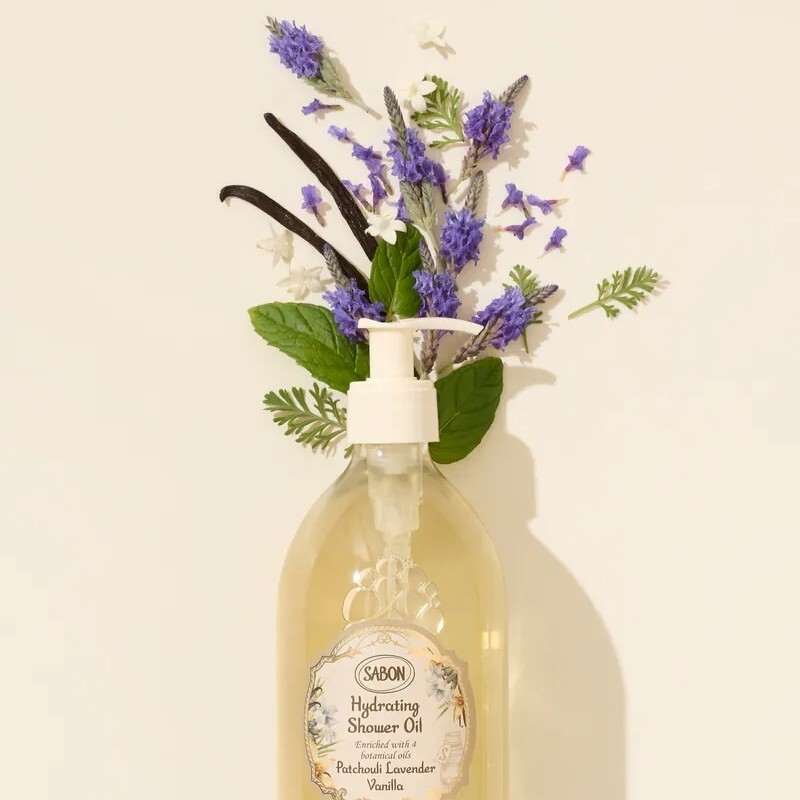 Sabon Patchouli Lavender Vanilla Hydrating shower oil 500ml
