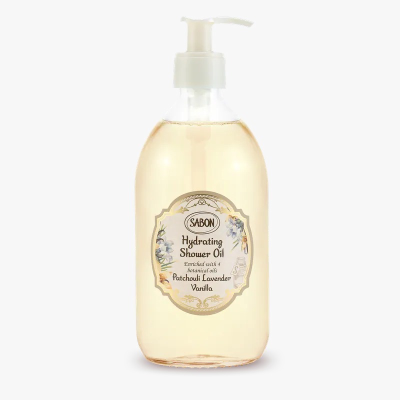 Sabon Patchouli Lavender Vanilla Hydrating shower oil 500ml