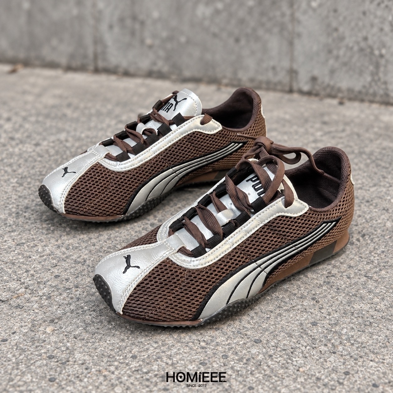 Puma H-Street Silver Black 銀光黑 薄底鞋 黑色 咖啡 女鞋 [403692]