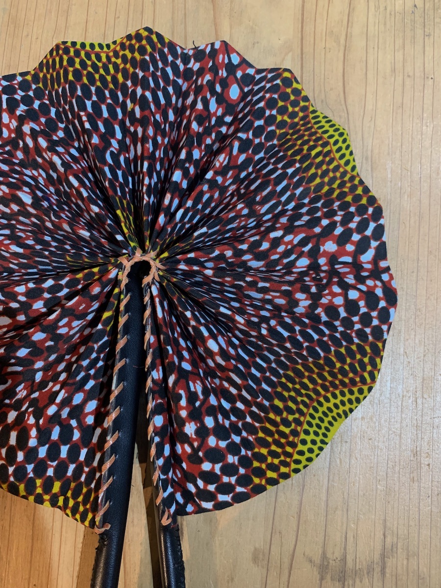 非洲印花｜折疊布扇｜迦納